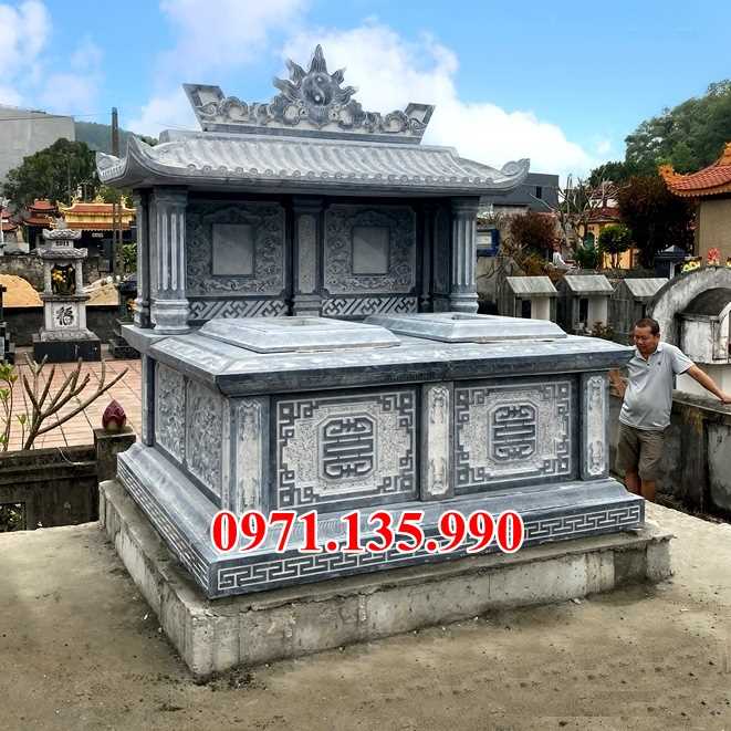 Mộ đá ông bà - Lăng mộ bố mẹ bằng đá để tro cốt đẹp bán Ninh Thuận