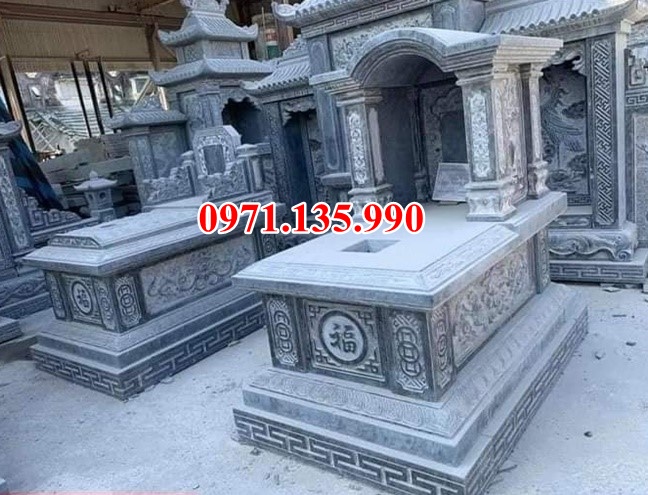 Mộ đá tro cốt - Mẫu mộ để tro cốt bằng đá xanh đẹp bán Ninh Thuận