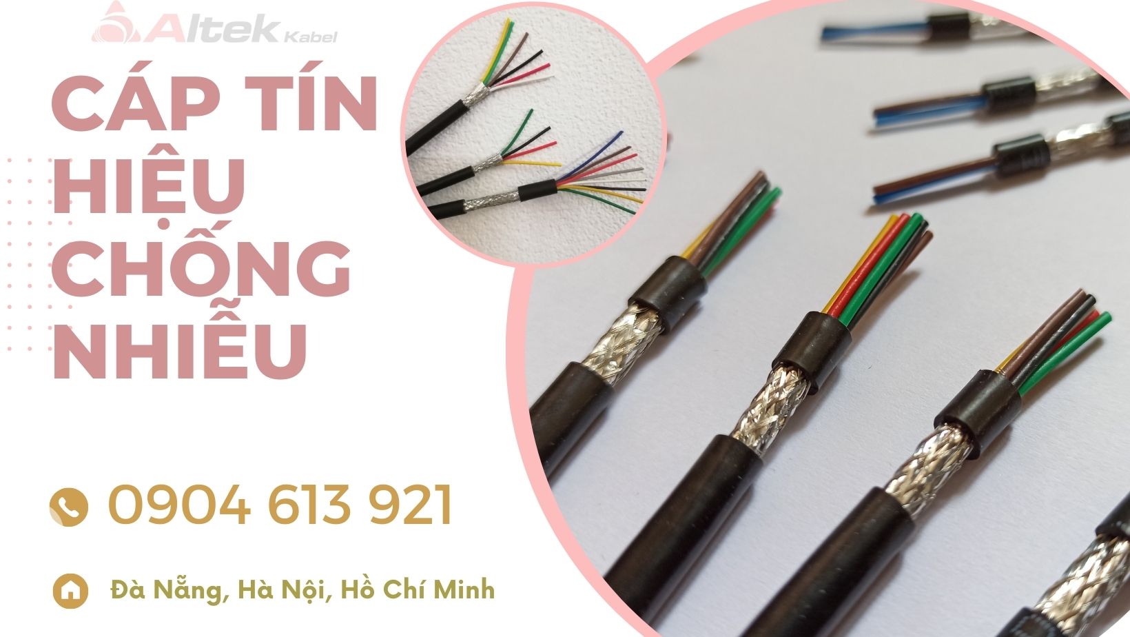 Cáp tín hiệu chống nhiễu 2/4/6/8 lõi 0.22mm