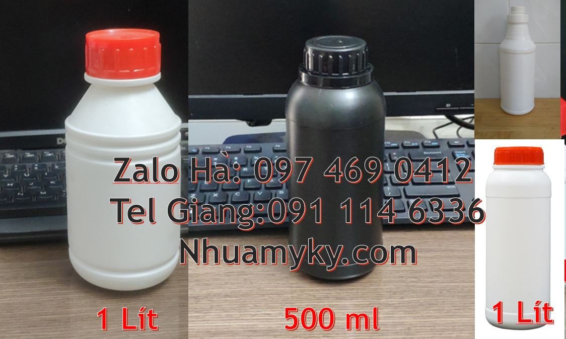 Bán chai nhựa lớn đựng hóa chất,chai nhựa 1l đựng đồ uống,chai nhựa hd