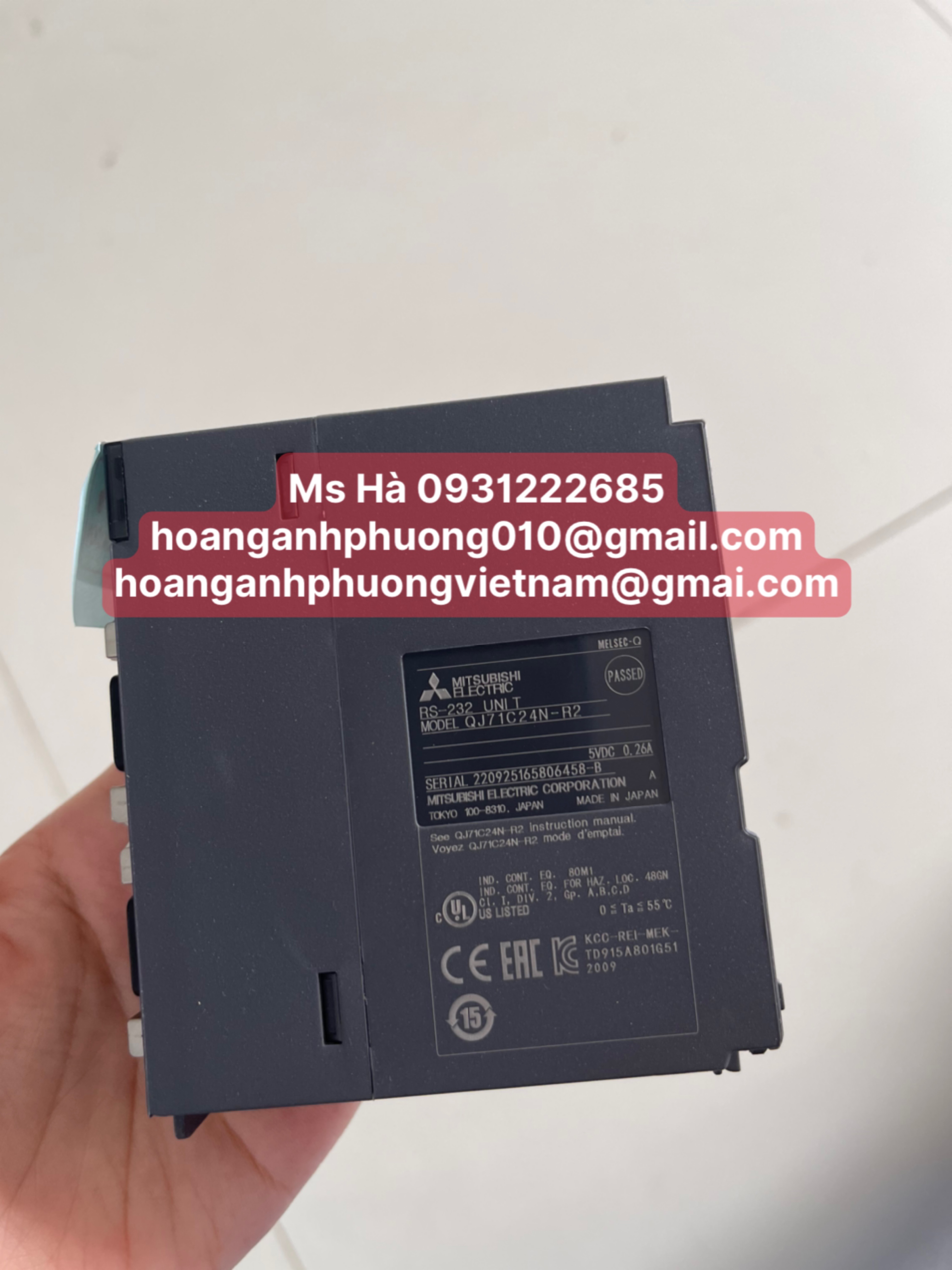 PLC mô đun nhập trực tiếp - QJ71C24N - melsec Q series