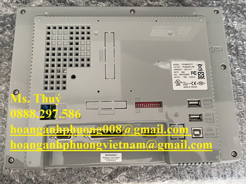 Hitech PWS6A00T-P - Màn hình cảm ứng chính hãng - Giao hàng toàn quốc