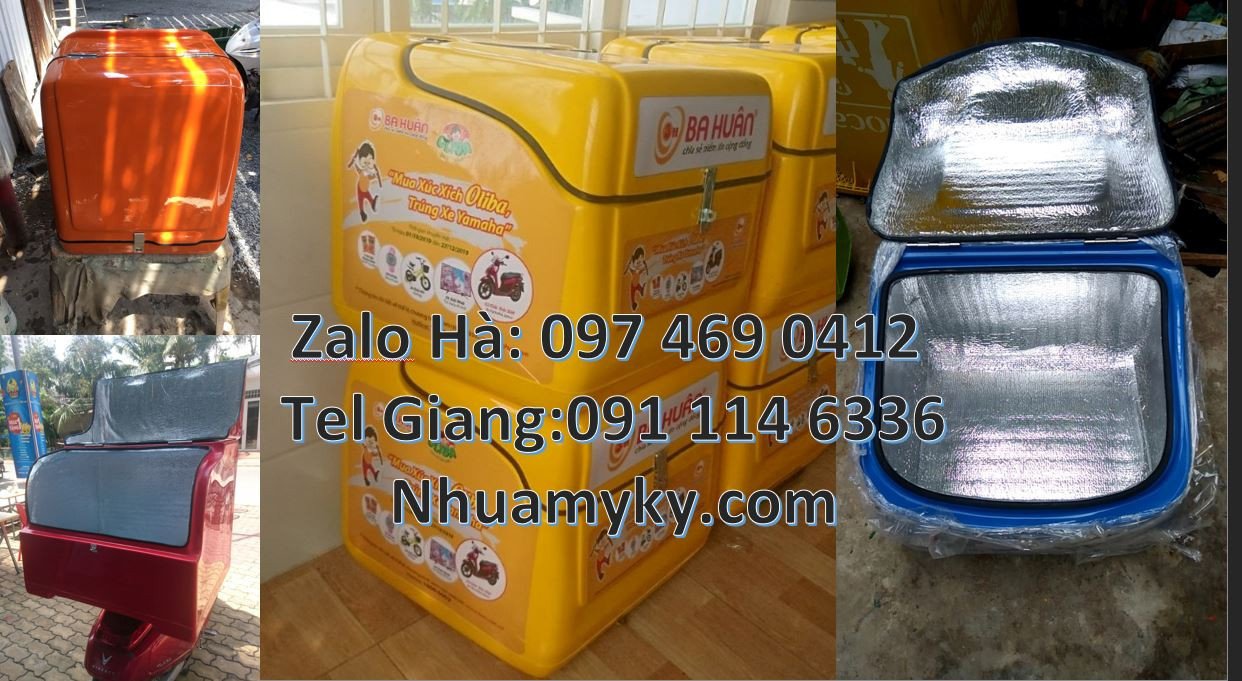 Bán thùng giao hàng tiết kiệm sau xe máy,thùng giao hàng cỡ nhỏ chất l