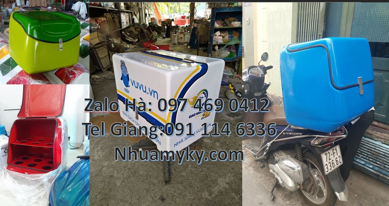 Bán thùng giao hàng tiết kiệm sau xe máy,thùng giao hàng cỡ nhỏ chất l