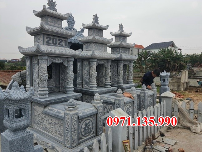 Mộ bằng đá - Mẫu mộ đá để tro hài cốt đẹp bán tại Bình Thuận