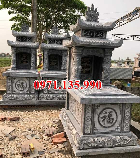 Mộ bằng đá - Mẫu mộ đá để tro hài cốt đẹp bán tại Bình Thuận
