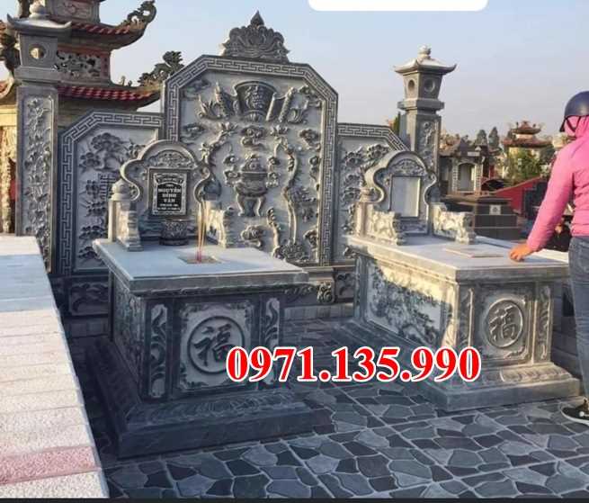 Mộ bằng đá - Mẫu mộ đá để tro hài cốt đẹp bán tại Bình Thuận