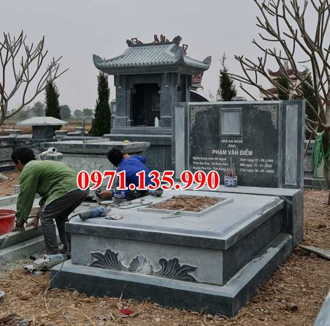 Mộ đá gia đình - Mẫu mộ đá gia tộc bằng đá đẹp bán Bình Thuận