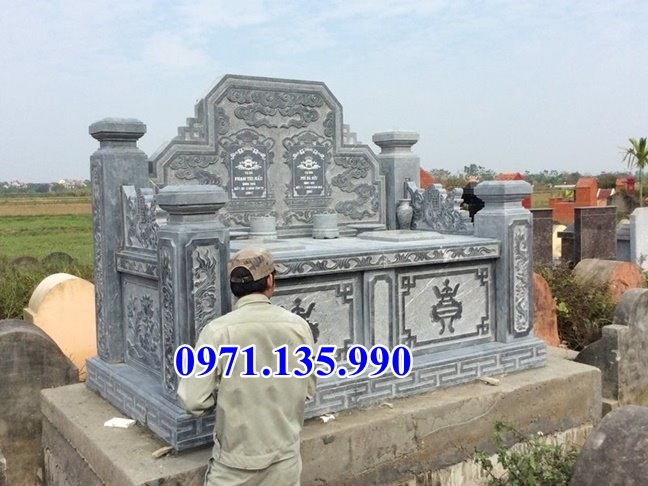 Mộ đá gia đình - Mẫu mộ đá gia tộc bằng đá đẹp bán Bình Thuận