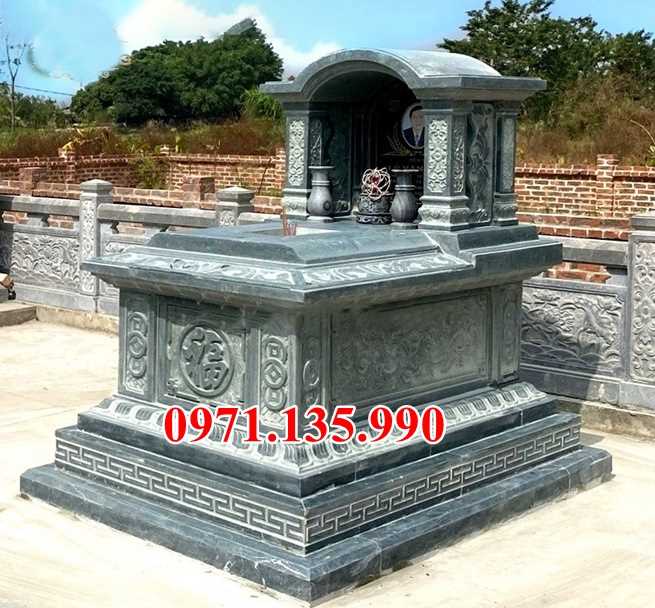 Mộ đá xanh rêu - Mẫu mộ bằng đá xanh rêu đẹp bán Bình Thuận