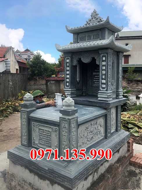 Mộ đá nguyên khối - Mẫu mộ đá tự nhiên đẹp bán Bình Thuận