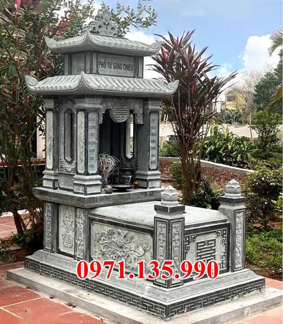 Mộ đá nguyên khối - Mẫu mộ đá tự nhiên đẹp bán Bình Thuận