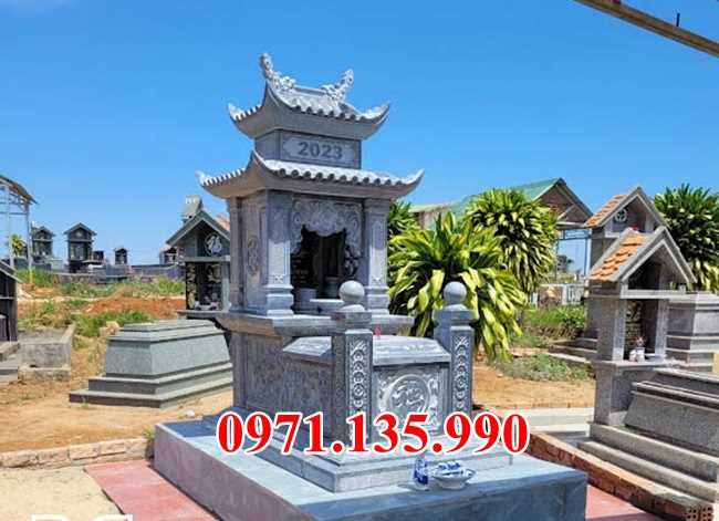 Mộ đá nguyên khối - Mẫu mộ đá tự nhiên đẹp bán Bình Thuận