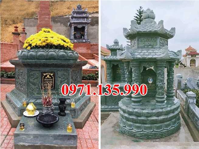 Mộ đá nguyên khối - Mẫu mộ đá tự nhiên đẹp bán Bình Thuận