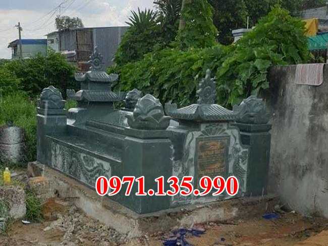 Mộ đá tam cấp - Mẫu mộ đá 1 2 3 mái bằng đá đẹp bán Bình Thuận