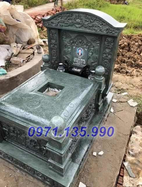 Mộ đá tam cấp - Mẫu mộ đá 1 2 3 mái bằng đá đẹp bán Bình Thuận