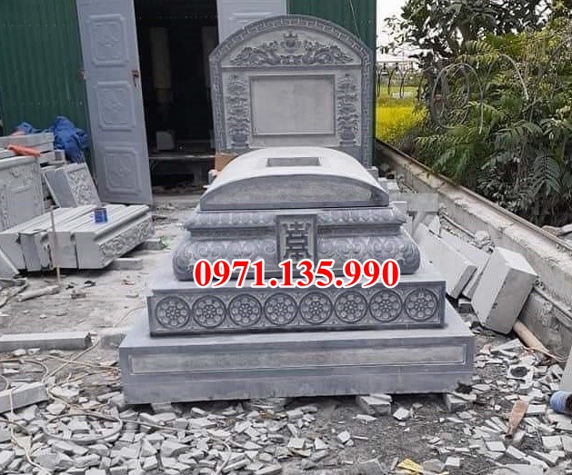 Mộ đá giá rẻ - Mẫu mộ đá đẹp chẩt lượng bằng đá bán Bình Thuận