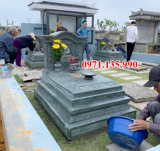 Mộ đá giá rẻ - Mẫu mộ đá đẹp chẩt lượng bằng đá bán Bình Thuận