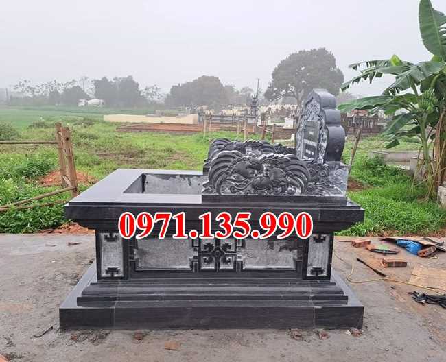 Mộ đá ông bà - Mẫu mộ đá bố mẹ bằng đá đẹp bán Bình Thuận