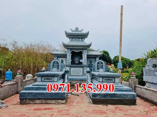 Mộ đá dòng họ - Mẫu mộ gia đình bằng đá đơn giản đẹp bán Bình Thuận
