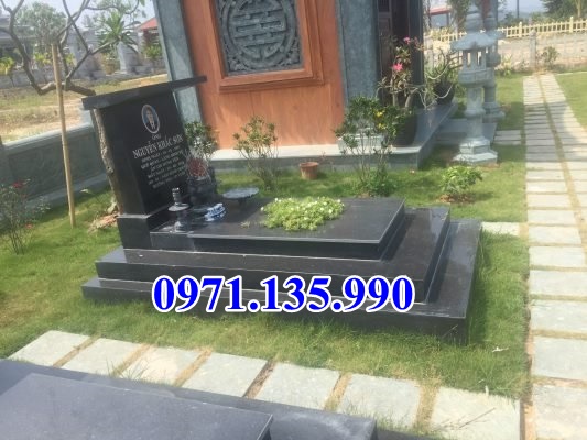 Mộ hoa cương - Mẫu mộ bằng đá Granite đẹp bán tại Bình Thuận