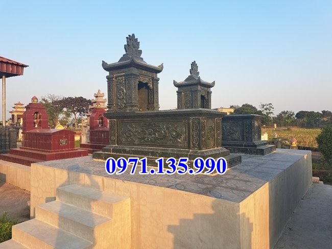 Mộ đá tôn tạo - Mẫu mộ cải táng bằng đá đẹp bán tại Bình Thuận