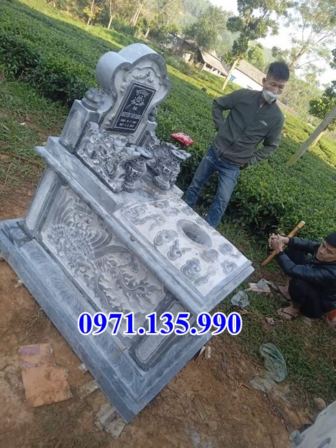 Mộ kim tĩnh - Mẫu mộ đá không mái đẹp bán tại Bình Thuận