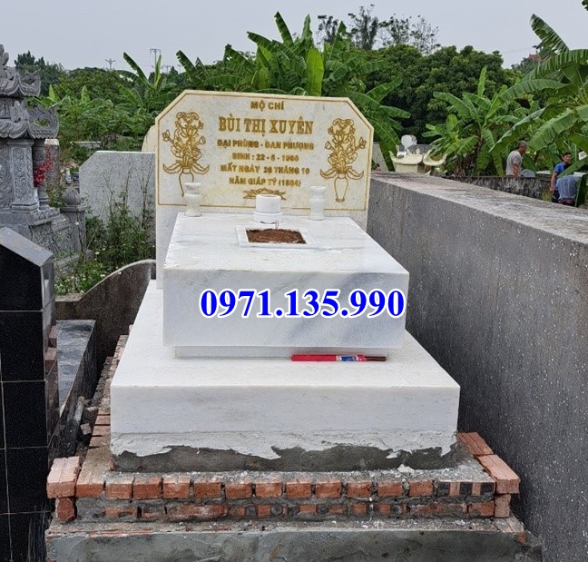 Mộ kim tĩnh - Mẫu mộ đá không mái đẹp bán tại Bình Thuận