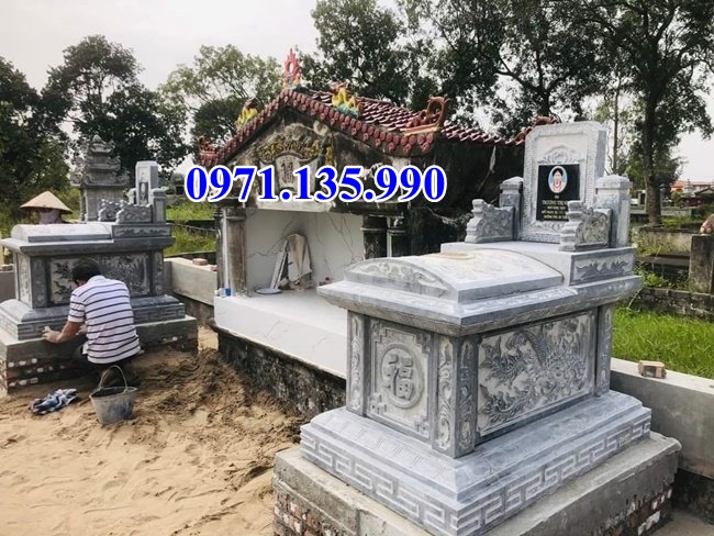 Mộ kim tĩnh - Mẫu mộ đá không mái đẹp bán tại Bình Thuận