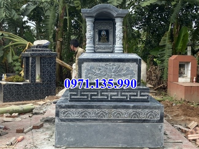 Mộ kim tĩnh - Mẫu mộ đá không mái đẹp bán tại Bình Thuận