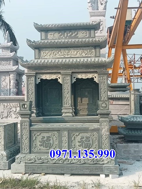 Mộ bằng đá đẹp - Mẫu mộ đá xanh cẩm thạch đẹp bán tại Khánh Hoà