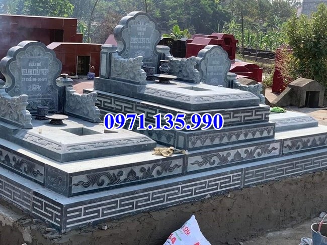 Mộ đá đơn giản - Mẫu mộ bằng đá đơn giản đẹp bán Khánh Hoà