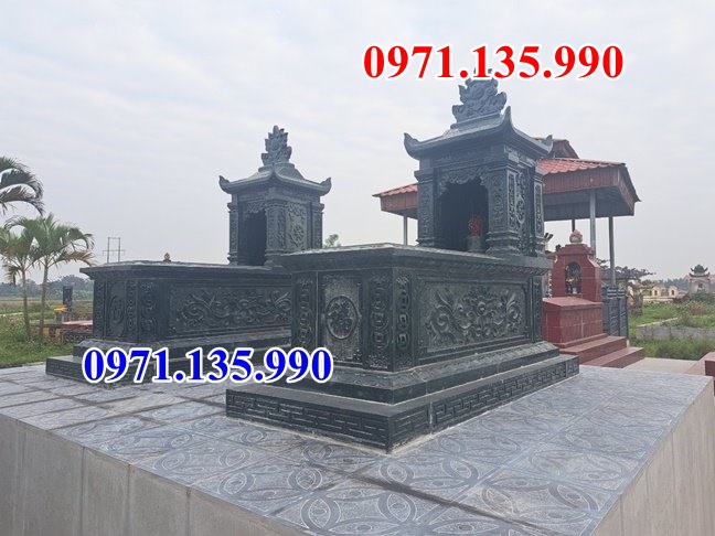 Mộ đá nguyên khối - Mẫu mộ đá tự nhiên đẹp bán tại Khánh Hoà