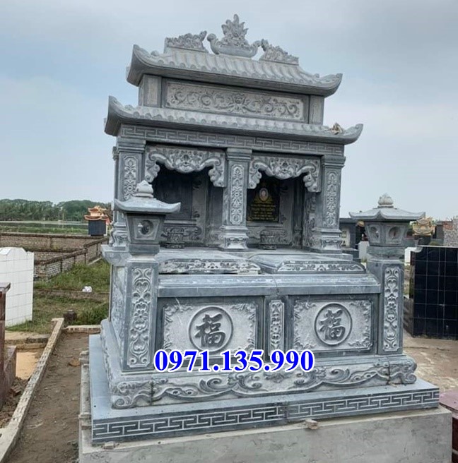 Mộ đá nguyên khối - Mẫu mộ đá tự nhiên đẹp bán tại Khánh Hoà