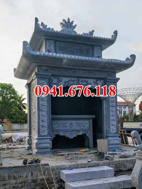 mẫu 523 mộ bằng đá đẹp bán nam định - mồ mả ông bà bố mẹ gia đình
