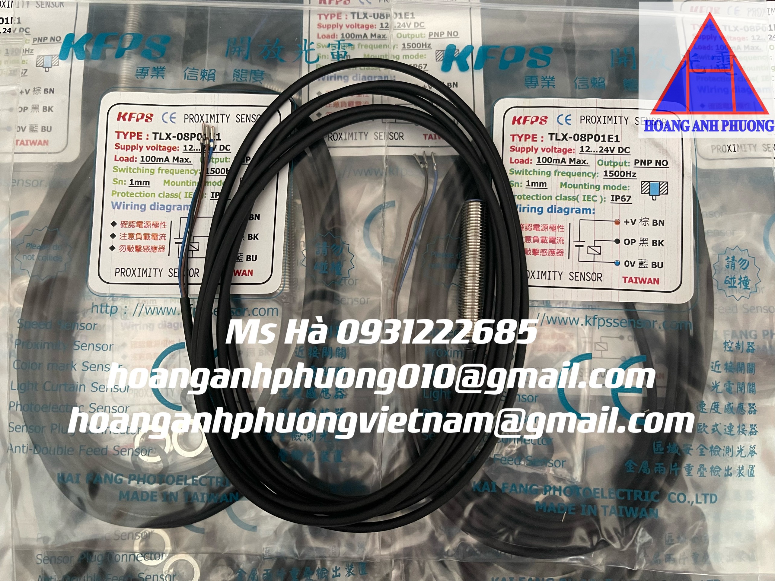 Sensor nhập mới 100% dòng KFPS TLX-08P01E1 12-24VDC