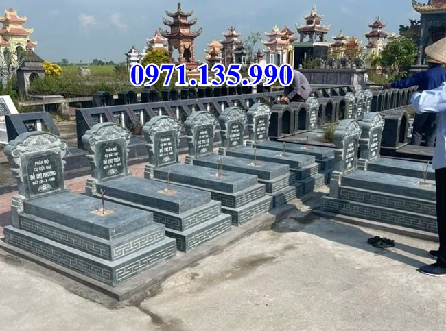 Mộ đơn giản - Mẫu mộ đơn giản bằng đá xanh cẩm thạch bán Phú Yên