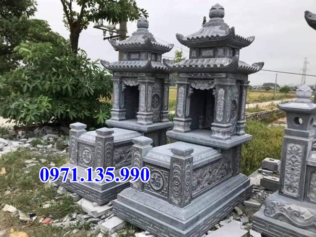 Mộ đơn giản - Mẫu mộ đơn giản bằng đá xanh cẩm thạch bán Phú Yên