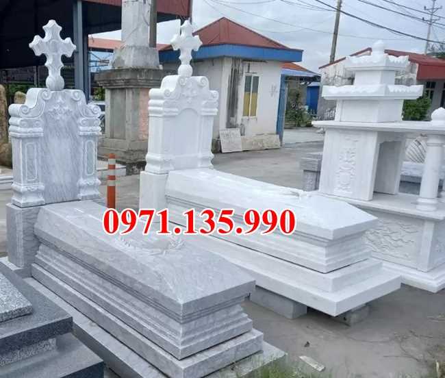 Mộ đá trắng - Mộ bằng đá cho người mất trẻ đẹp bán Phú Yên