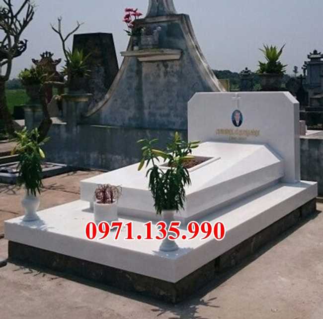 Mộ đá trắng - Mộ bằng đá cho người mất trẻ đẹp bán Phú Yên