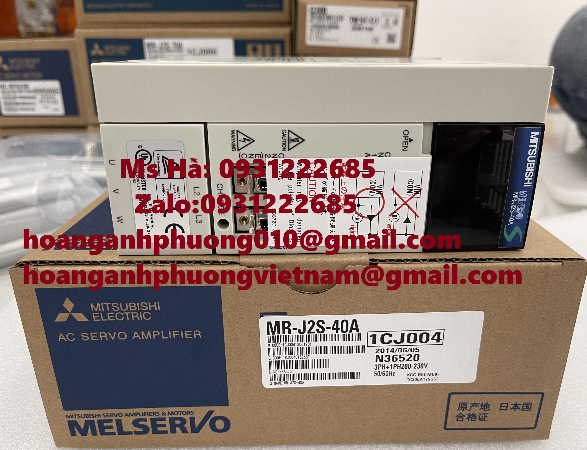 MITSUBISHI MR-J2S-40A bộ driver nhập khẩu chính hãng