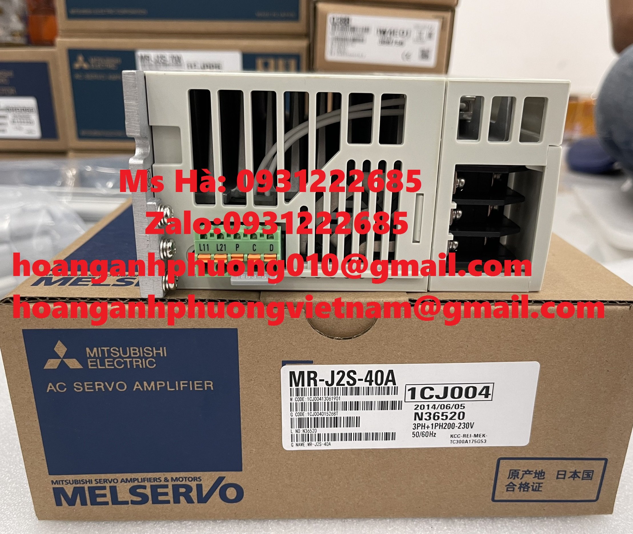 MITSUBISHI MR-J2S-40A bộ driver nhập khẩu chính hãng