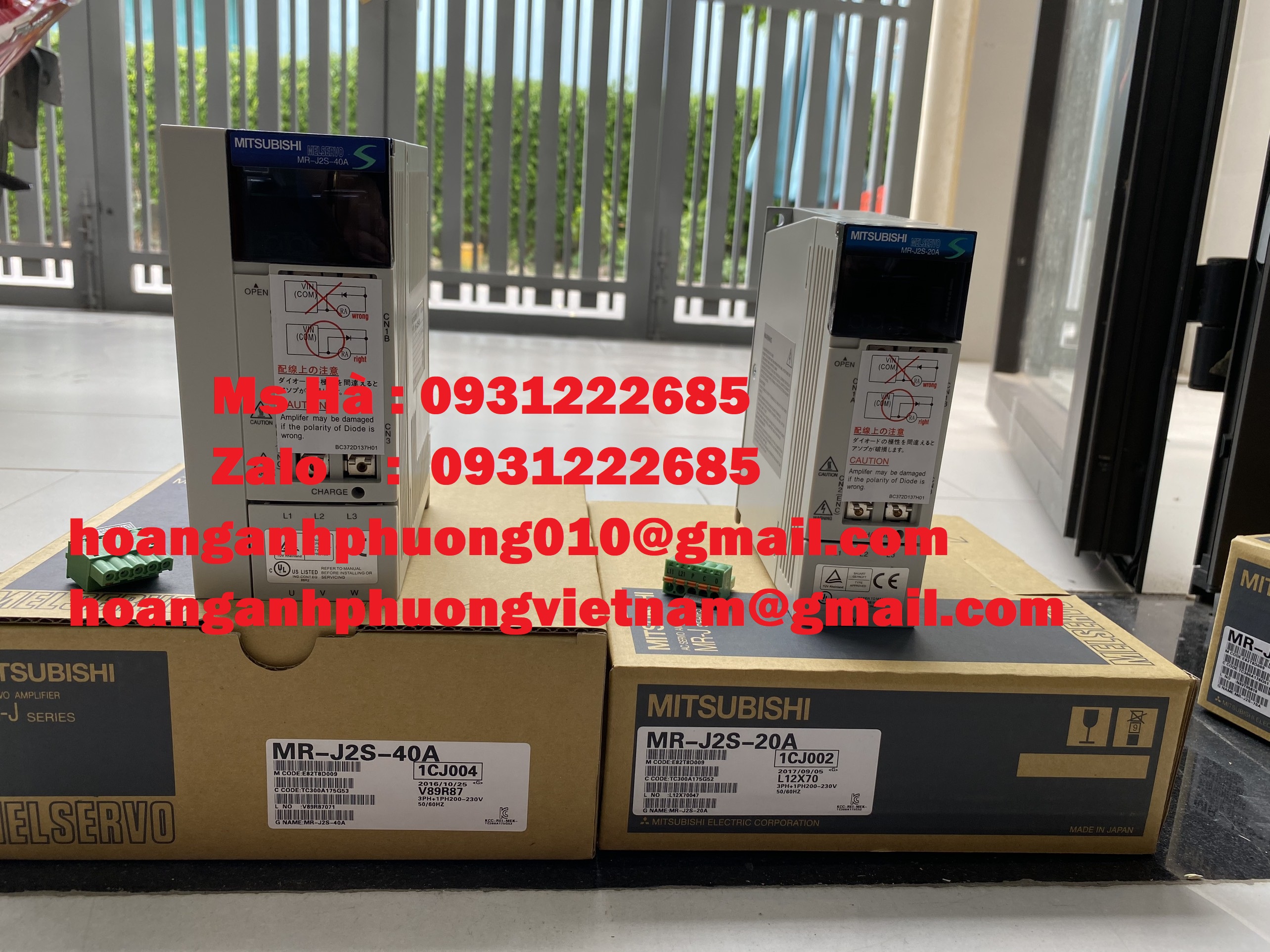 MITSUBISHI MR-J2S-40A bộ driver nhập khẩu chính hãng