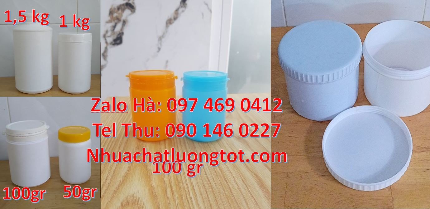 Bán hũ nhựa đựng hóa chất,hũ nhựa đựng thực phẩm bánh kẹo,hũ nhựa hdpe