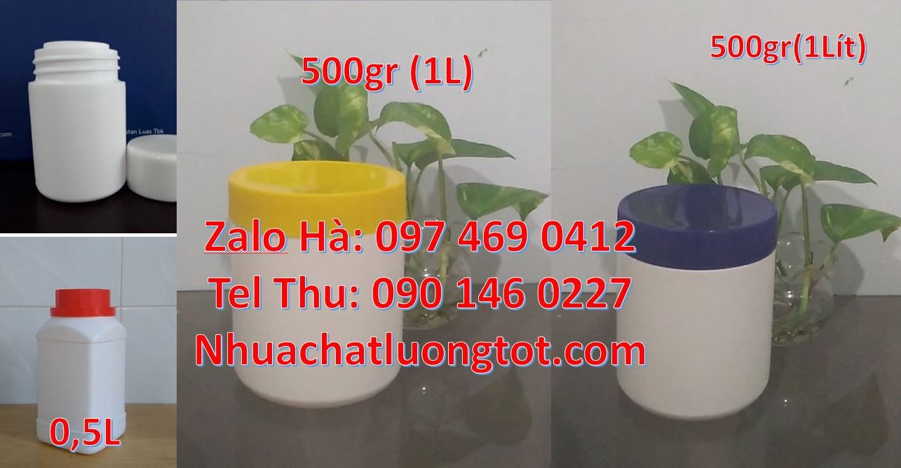 Bán hũ nhựa đựng hóa chất,hũ nhựa đựng thực phẩm bánh kẹo,hũ nhựa hdpe