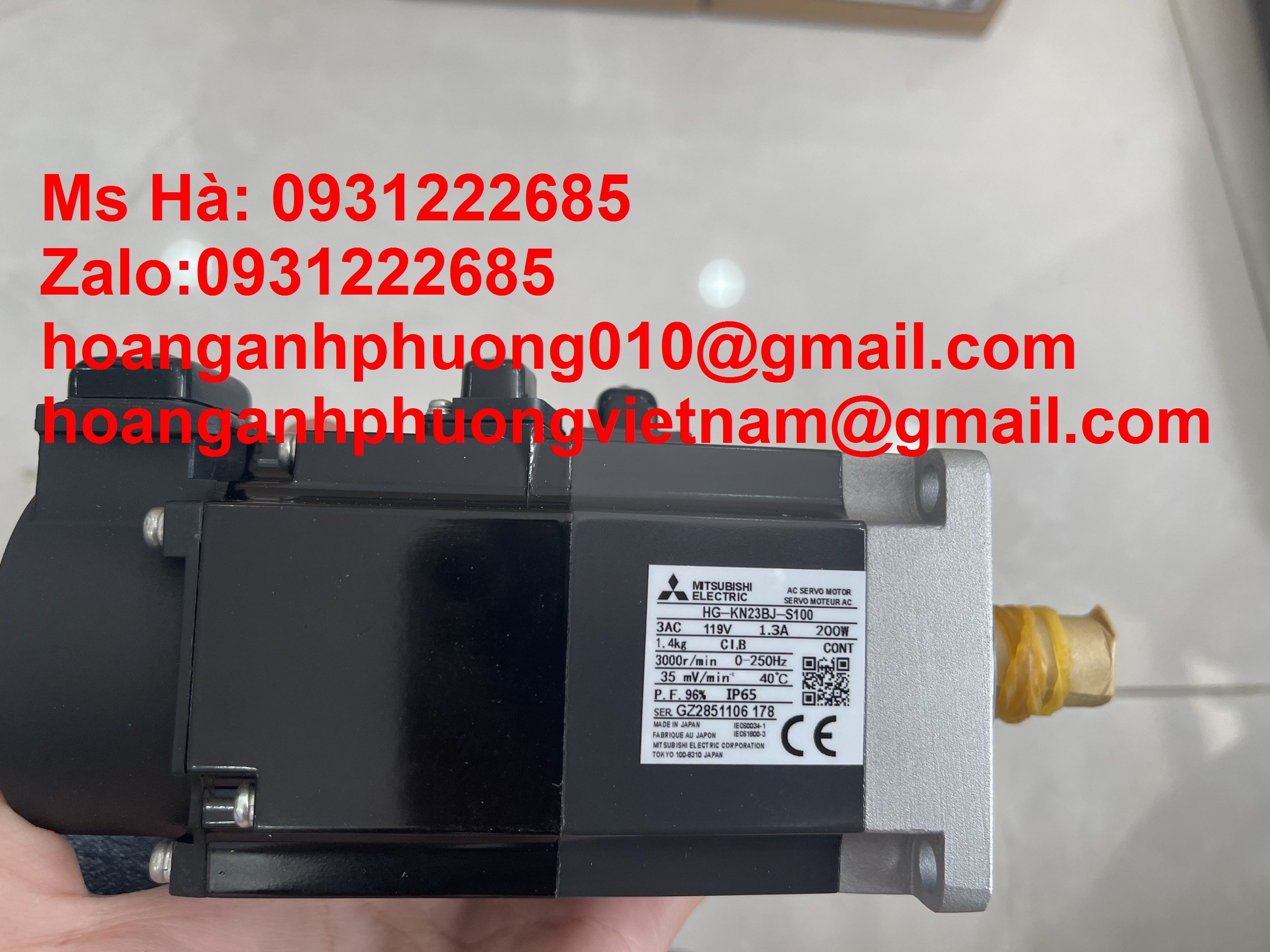 Motor HG-KN23BJ-S100 mitsubishi - hàng nhập - giá tốt cạnh tranh