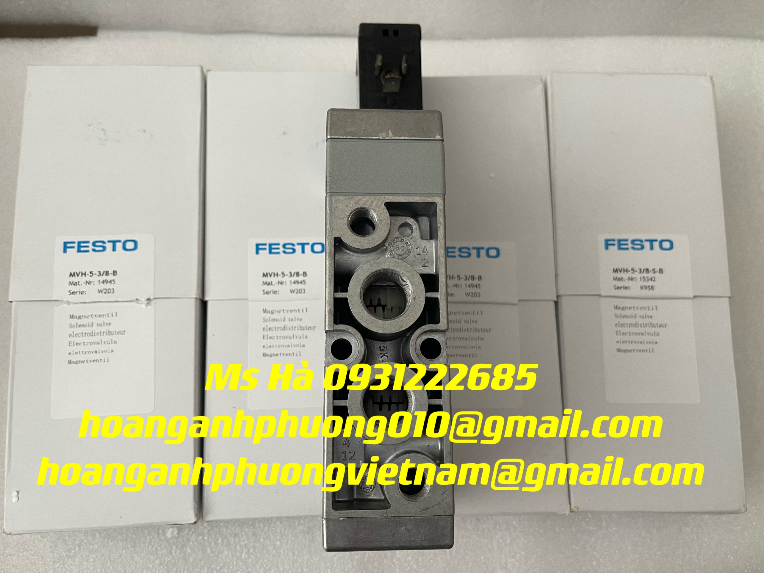 Giá tốt hiện nay - Solenoid valve festo MVH-5-3/8-B - mới 100%
