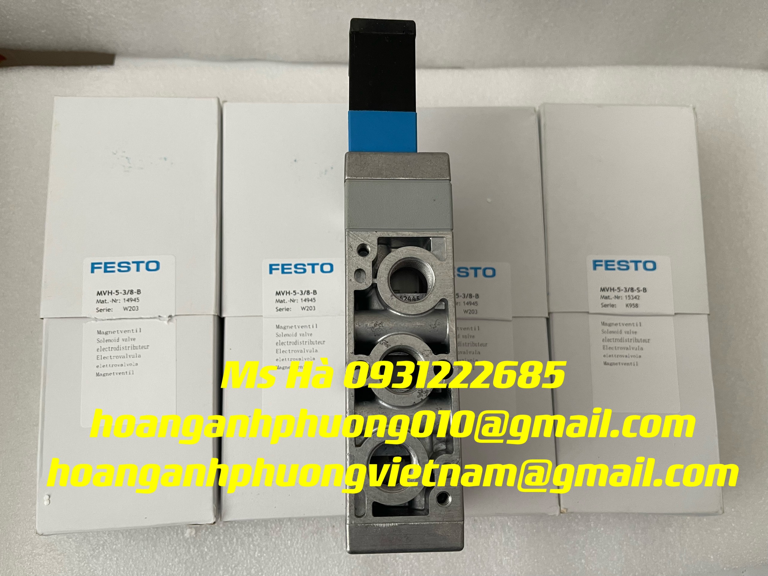 Giá tốt hiện nay - Solenoid valve festo MVH-5-3/8-B - mới 100%