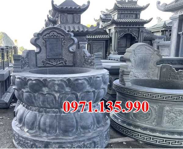 Mộ đá tròn - Lăng mộ hình lục lăng bát giác bằng đá bán Vĩnh Long