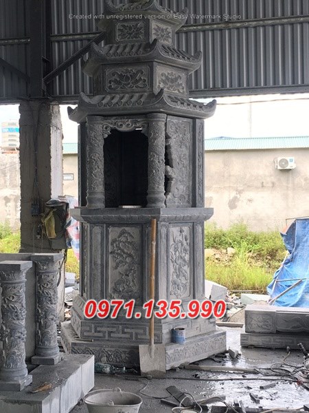 Mộ đá tròn - Lăng mộ hình lục lăng bát giác bằng đá bán Vĩnh Long